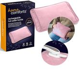 Rechargeable Electric Hot Water Bottle Bed Hand Body Warmer Massaging Heat Pad Cozy Pain Relief Fast Heating Auto-Shut Off Function Over-Heat Protection & No Refill Heat Pad 26×18cm Pink