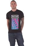 Nine Inch Nails T Shirt Pretty Hate Machine Neon Band Logo Official Unisex Black Size XXL