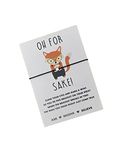 Fox bracelet | Oh for fox sake gift | FFS gift | For fox sake wish bracelet | Fox gift