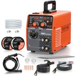 FEIFANKE Gasless MIG Welder 240V 145A Welding Machine MIG MAG 4 in 1 Gasless MIG/MIG/MMA/Lift TIG Welder Machine Inverter Synergy IGBT Suitable for 1.0-4.8mm Carbon Steel and Iron