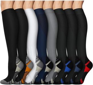 ACTINPUT Compression Socks for Women and Men,Knee High Support Socks for Nurses,Running,Travel