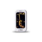 Carry-on RCT-1 Rechargeable Clip-on Chromatic Tuner for Guitar, Bass, Ukulele C, Violin with Large Swivel LCD Screen. White