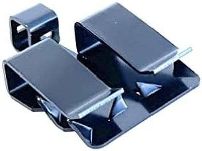 Radiant Solutions Company Multi-Purpose Roof Clips - Secure Heat Cable & Other Types of Cables to Standard Asphalt Shingle Roofs - Black Anodized Aluminum (10 Clips + 10 UV Resistant Zip Ties)