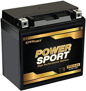 ExpertPower ETX14-BS 12v14Ah YTX14-BS replacement (12V 14Ah Sealed) Maintenance Free Battery