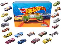 Hot Wheels Toy Cars & Trucks 20 Pack, Set of 20 1:64 Scale Vehicles for Play or Display, Instant Collection (Styles May Vary)