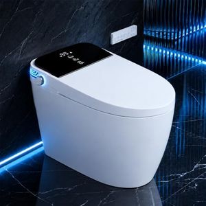 Smart Toilet with Bidet Built-In, One-Piece Tankless Powerful Dual Flush, Auto Open/Close & Auto Flush, Elongated Heated Seat, Instant Warm Water & Dryer, LED Night Light & Temp Display