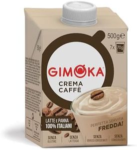 Gimoka CRÈME CAFÉ FROID - Brick 500g - Sans lactose, sans gluten, sans conservateur - à base de lait au café soluble sans lactose, UHT longue conservation