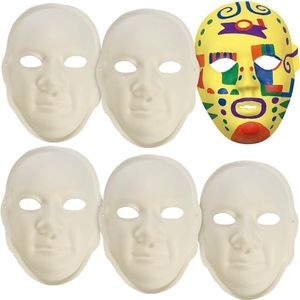Do It Yourself Paper Masks 6Pc - Crafts for Kids and Fun Home Activities