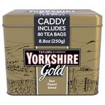 Taylors of Harrogate Yorkshire Gold Tin, 80 Teabags.