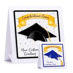 Personalised Graduation Card Graduation Cap and Banner 2024 Handmade 3D Card