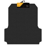 FSW - Fits Ford Ranger 2019-2023 Double Cab Bed Liner - Tailored Mat - Tailored Rear Boot Mat Rear Mat Liner Fitted - Heavy Duty 3mm Rubber - Anti Slip Boot Mat, Waterproof