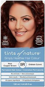 Tints of Nature 5R Rich Copper Brown Permanent Hair Dye, Nourishes Hair and Covers Greys, Ammonia-Free, 130ml