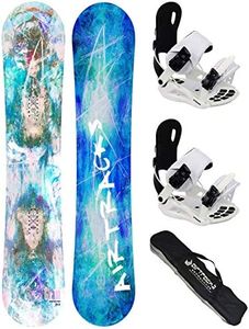 Airtracks Kit de snowboard pour femme - Board Glam 150 - Reliure souple Master W M - SB Bag