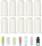 NELSHP Silicone Bottle Covers,10 Pack Travel Essentials for Women Beach Vacation,Travel Size Toiletries Accessories, Cruise Ship Vacation Must-Have, Leak Proofing