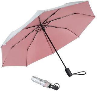 G4Free UPF 50+ UV Protection Large Travel Umbrella 46 Inch Auto Open Close Windproof Sun Blocking Umbrella