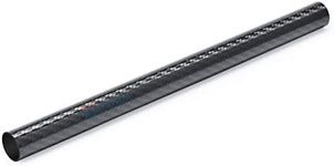 Khose Carbon Fiber Tube Replacement - Kitosun Original Hookah Accessories Exclusive Sleeves for K-hose 100% Real Carbon Fiber Thick Sturdy & Shining (Bright Black)