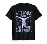Cartwheel Gymnast Girl T-Shirt: Cla