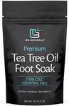 Tea Tree Oil Foot Soak and Epsom Salts for soaking | Foot Spa and Remedy for Athletes Foot, Stinky Feet, and Foot Soak for Dry Cracked Feet | Detox Foot Soak and Tea Tree Oil Balm