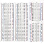 (4Pcs) MCIGICM 2Pcs 830 Point and 2Pcs 400 Point Solderless Breadboard
