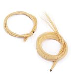 Alnicov 2 Hanks 31.5Inch Professional Violin Bow Hair Made of Mongolian Horse Hair for Violin Accessories