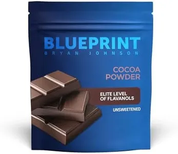 Blueprint Bryan Johnson Non Dairy Cocoa Powder – Elite Level Flavanols – 100% Pure Cocoa – Low Fat Unsweetened Cocoa – Undutched – Keto Friendly – Great for Baking, Cooking & Smoothies – 12oz Bag