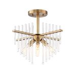 Designers Fountain 90411-Bab Reeve 4 Light Semi-Flush