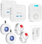CallToU Caregiver Pager Wireless Call Button for Elderly/Senior,2026 New Version Pager with Vibration & Rechargeable,Nurse Alert System for Home Care Seniors