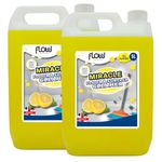 Flow Lemon Floor & Surface All Purpose Cleaner | Concentrate Formula | Interior & Exterior | Safe On All Surfaces (10 Litre)