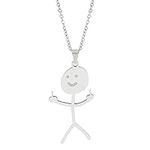 Funny Doodle Necklace Personalized 