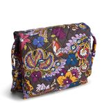 Vera Bradley Women's Cotton Baird Hipster Crossbody Purse, Colorful Bouquet, One Size