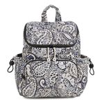 Vera Bradley Women's Featherweight Backpack Bookbag, Stratford Paisley, One Size