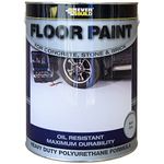 Everbuild Floor Paint For Concrete, Stone And Brick – Heavy Duty – Industry Grade – Abrasion-Resistant – Grey – 5 Litre