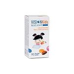 Vision Kids Blue Light - Children's Vision Supplement Based on Lutein, zeaxanthin and Blueberry - Delicious Dark Chocolate Dragees - 90 Candies (1 Month)