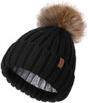 Kids Winter Knitted Pom Beanie Bobb