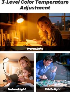 ReinHoo RGB Desk Lamp – Color Changing LED Table Light