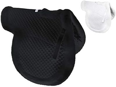 Derby Originals Contour Dressage Wither Relief Fleece Edged English Saddle Pad