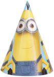 Unique Despicable Me Minions 2 Party Cone Hats | One Size | 8 Pcs