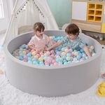 SHJADE Foam Ball Pit, 47.2"x 13.8" 