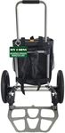 My4Sons M4 Backpack Sprayer Folding Cart with 14" Monster Wheels - Lightweight Heavy Duty Portable Carts - All Purpose Collapsible Moving Carrier - Compact Foldable Hand Truck & Utility Dolly Trolley