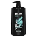 Axe Dual Action Body Wash for Long Lasting Freshness Apollo Sage & Cedarwood Men's Mositurizing Shower Gel with 100% Plant-based Prebiotics, No Parabens, Dermatologist tested 946 mL