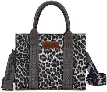 Wrangler Purses for Women Tote Bag Satchel Shoulder Top Handle Handbags Leather Medium Designer Cute Bags for Gift Travel Work Ladies WG70-8120CLGY
