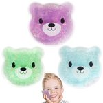 Hilph Ice Pack Cold Compress for Kids, 3 Small Ice Packs for Injuries Reusable Mini Cold Pack Hot Cold Compress Kids Ice Packs for Child Pain Relief, Swelling, Bruise, Fever