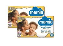 2X Mamia Nappies Size 3 Newborn 56 Pack