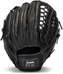 Franklin Sports CTZ5000 Baseball Fielding Glove - Men's Adult + Youth Baseball Glove - Black Cowhide Leather Mitt - 12.75" Trapeze Web for Outfielders - Black