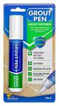 Grout Pen White Tile Paint Marker: Waterproof Grout Colorant and Sealer Pen - White, Wide 15mm Tip