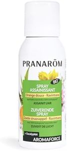PRANARÔM - Aromaforce - Spray Assainissant Aux Huiles Essentielles Bio - Orange Douce Et Ravintsara - Assainit Et Purifie L'Air - 75 ml