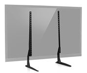 Mount-It! Universal TV Stand Base Replacement, Table top Pedestal Mount Fits 32 37 40 42 47 50 55 60 inch LCD LED Plasma TVs, 110 Lb Capacity, VESA 800 x 400mm (MI-849)