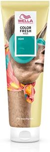 Wella Professionals Color Fresh Mask Mascarilla de color Coloración temporal Transforma el color del cabello Hidratante Tono Verde Menta 150ml