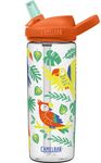 CAMELBAK Eddy+ Kids Everyday Water Bottle - Strong Drop Proof Design - BPA Free - Leak-proof - Dishwasher Safe - 600ml, Tropical Birds