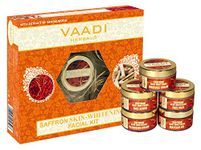 Vaadi Herbals Saffron Skin Whitening Facial Kit with Sandalwood Extract, 270g